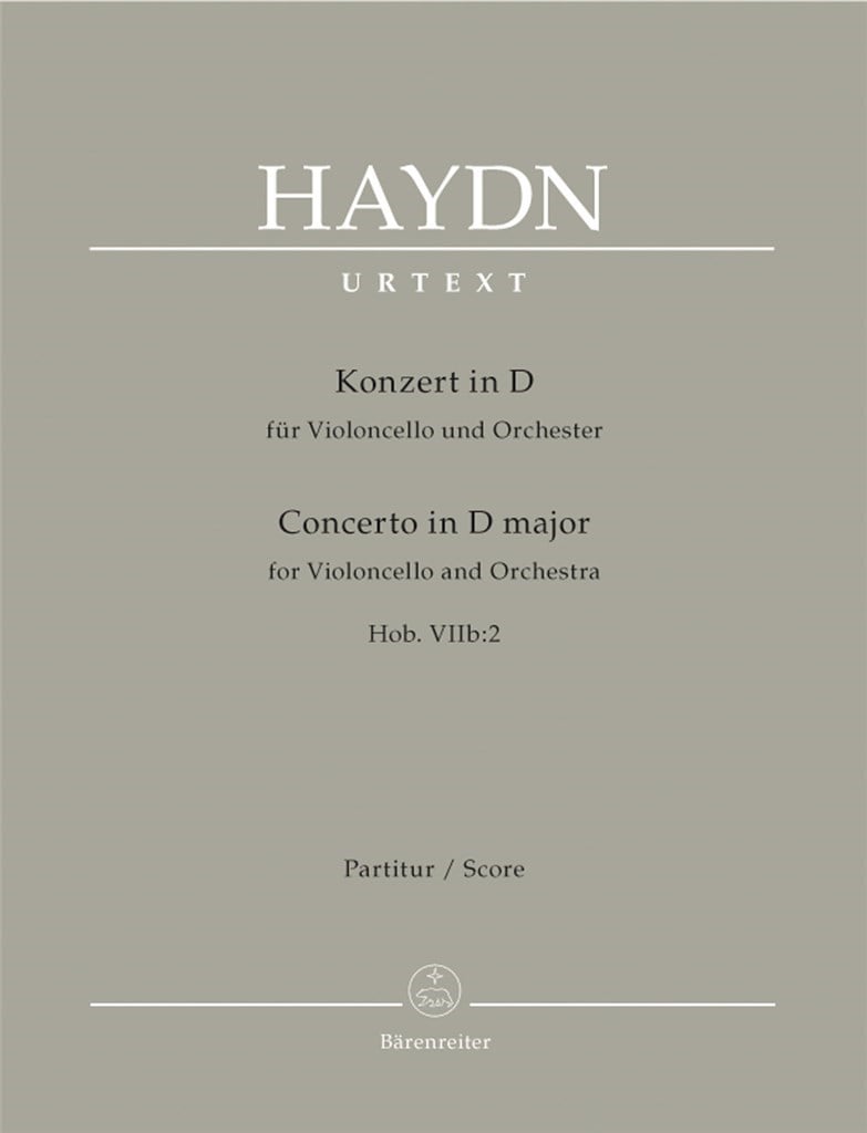 Concerto for Violoncello D major Hob.VIIb:2